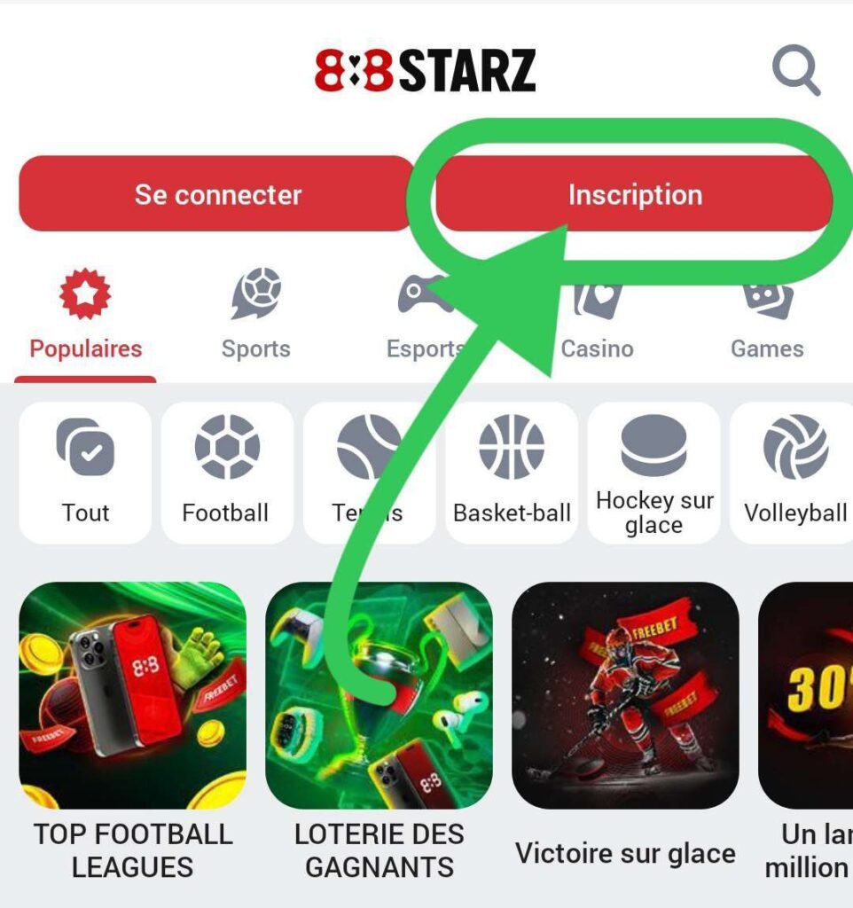 INSCRIPTION 888STARZ